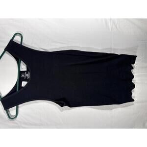 George Men's Black Cotton Tank Top XL